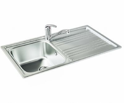 CARRON PHOENIX RAPID 90 INSET POLISHED STAINLESS STEEL SINK, 101.0495.180 **SPECIAL OFFER**
